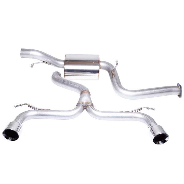 SSXFD135 Milltek Ultimate 3" Cat Back Non-Resonated Exhaust System Ford Focus ST