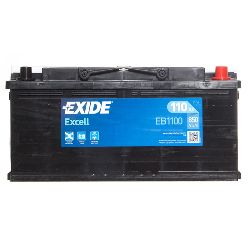 Exide EB1100 020 Car Battery 3 Years Warranty 110Ah 850cca 12V ...