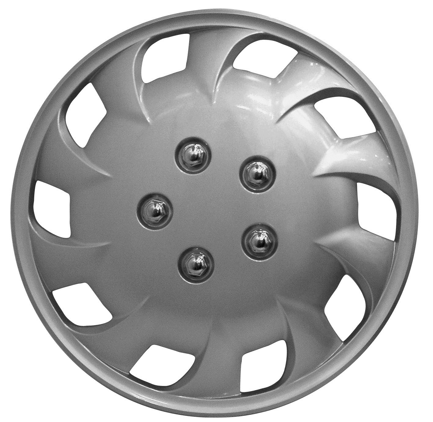 Details about Streetwize Mercury 14 Inch Wheel Trim Set Silver Set of 4 Hub Caps Covers 14