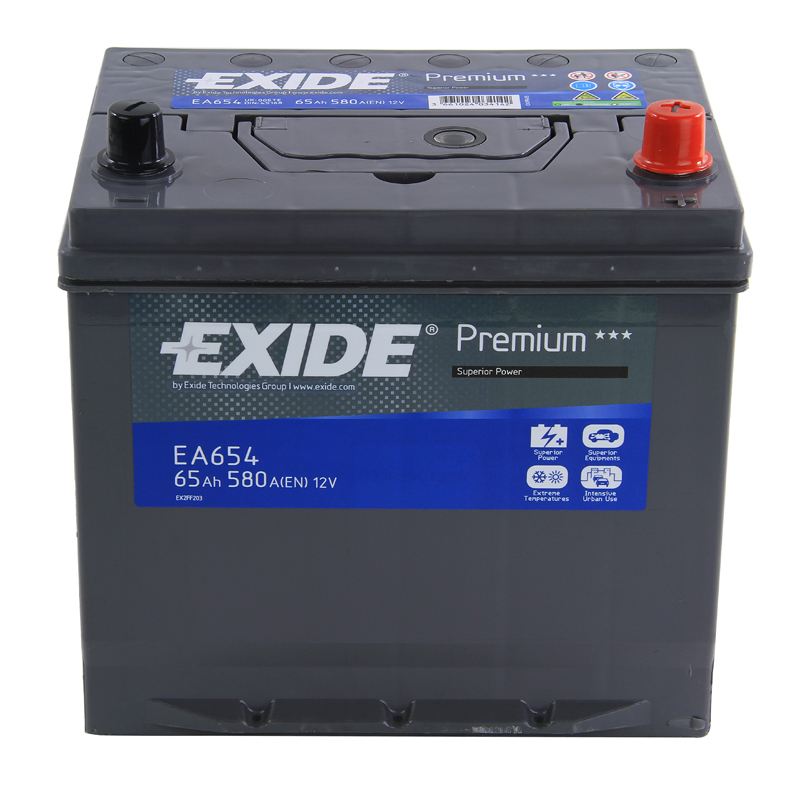 Аккумулятор exide premium ea654